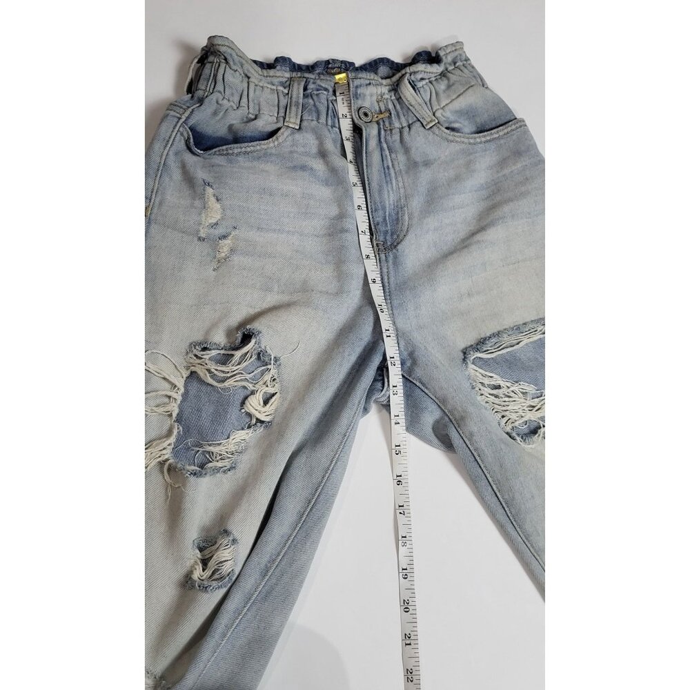 KanCan Light Wash Distressed Denim Jeans High-Waisted Size 3/25 - Picture 5 of 11